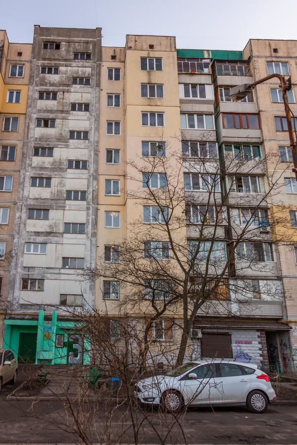 Апартаменты Kvartirkoff na Obolonskiy Avenue 30 Киев-21
